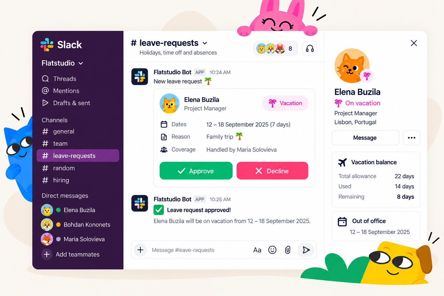 Slack integration