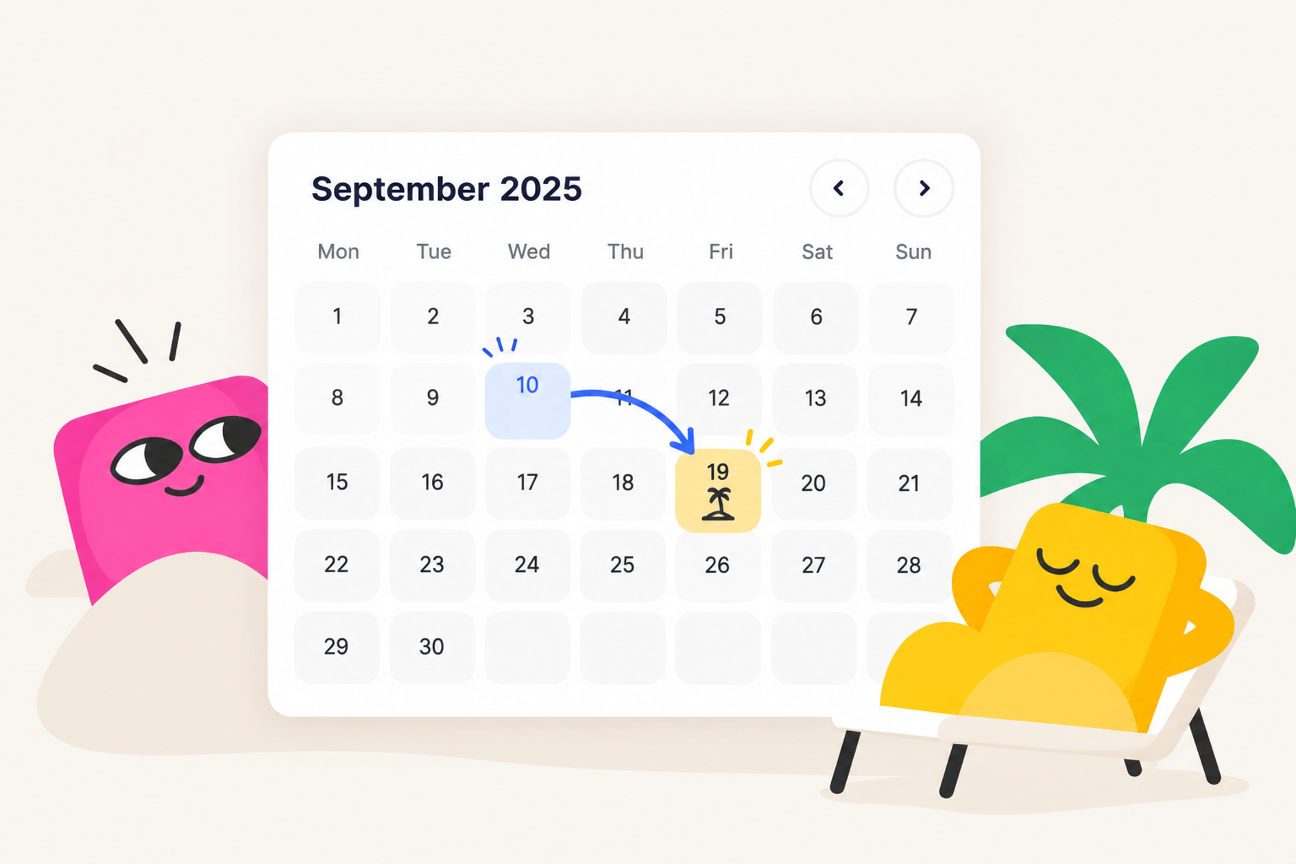 Holiday Swap: move a company holiday to a date that works for you